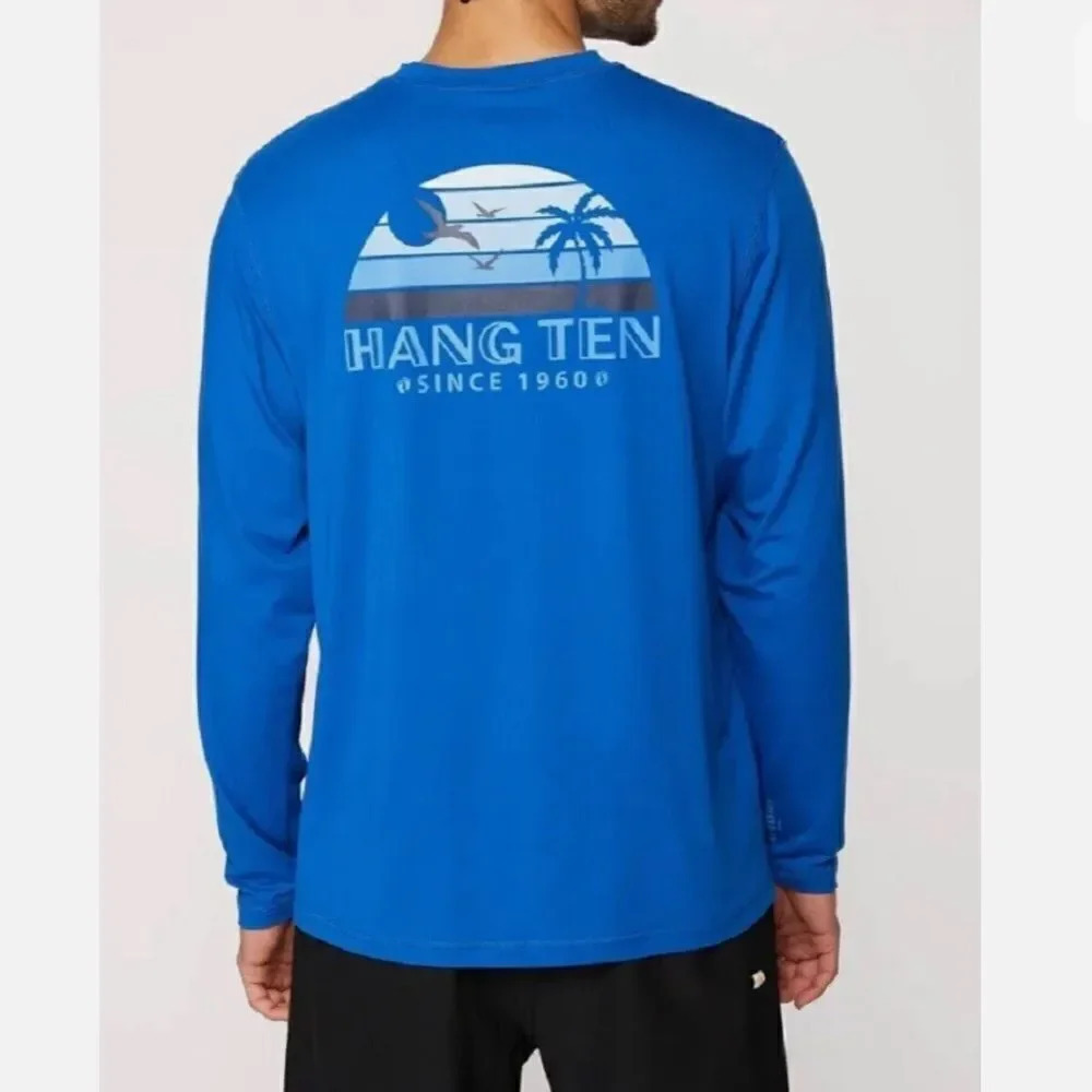 Hang Ten Men's Long Sleeve Sun Tee - Picture 3 of 5